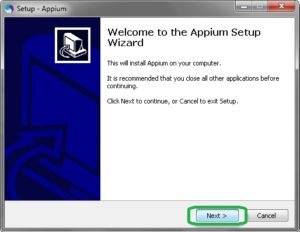 appium-installer default settings